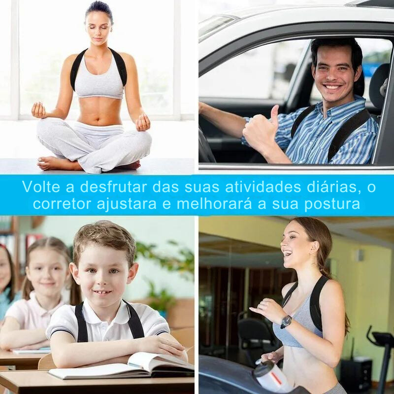 * Colete regulável para correção da postura "clavicular" *